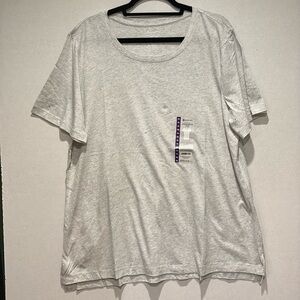 Member's Mark - Women's Super Soft Essential Crewneck Tee.  Size XXL. NWT. grey